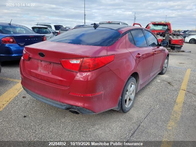 KIA Optima Lx 2015 KNAGM4A74F5624169 Image 4