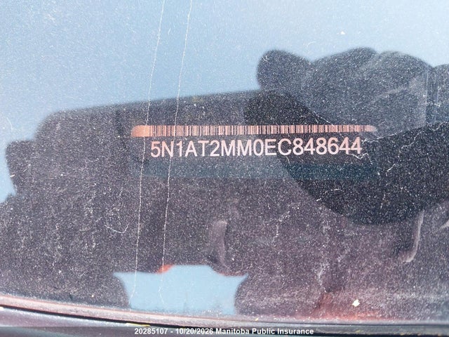 5N1AT2MM0EC848644 Nissan ROGUE SV