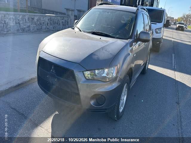 20285218 :رقم المزاد ، JA4AT2AW0AZ602043 vin ، 2010 Mitsubishi Outlander Es مزاد بيع
