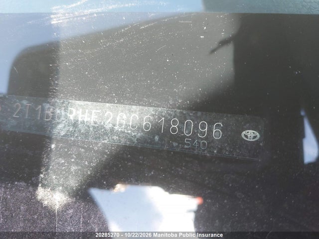 2T1BURHE2GC618096 Toyota COROLLA LE