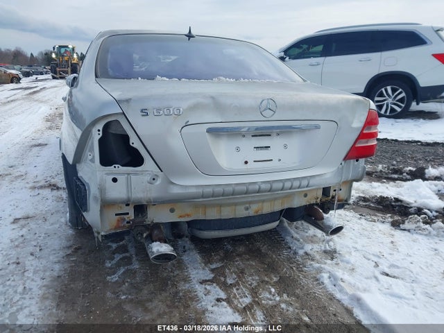 Продаж на аукціоні авто 2002 Mercedes-benz S 600 600, vin: WDBNG78J42A247086, номер лоту: 0