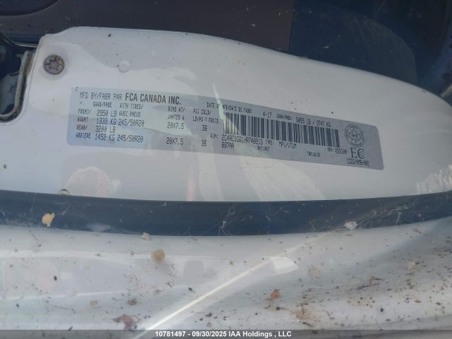 2C4RC1GG1HR748913 Chrysler Pacifica