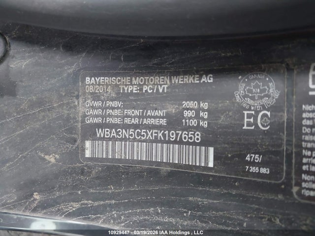 WBA3N5C5XFK197658 BMW 4 Series 428i Xdrive