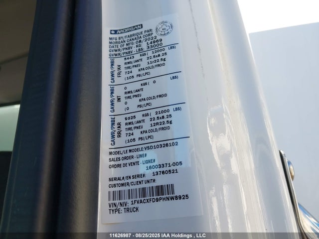 Freightliner cummins b6.7 2023 1FVACXFD9PHNW8925 Image 18
