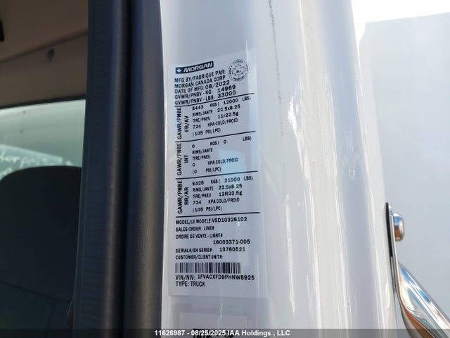 Freightliner cummins b6.7 2023 1FVACXFD9PHNW8925 Image 9