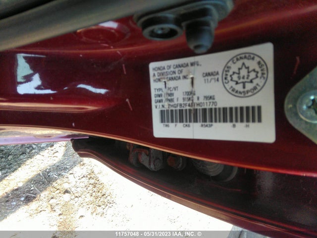 2HGFB2F43FH011770 Honda Civic Lx