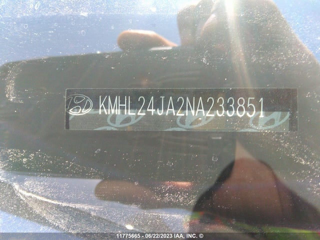 2022 Hyundai Sonata Se მანქანა იყიდება აუქციონზე, vin: KMHL24JA2NA233851, აუქციონის ნომერი: 11775665