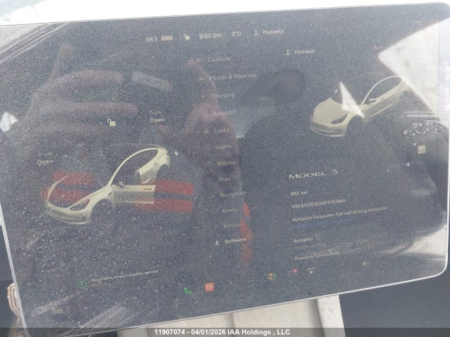 11907074 :رقم المزاد ، 5YJ3E1EA9PF413441 vin ، 2023 Tesla Model 3 مزاد بيع
