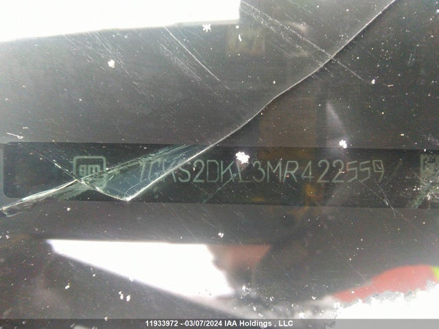 1GKS2DKL3MR422559 GMC l87 - di dfm, alum, gen 5