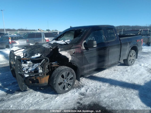 11937807 :رقم المزاد ، 1FTEX1EP0JFC96486 vin ، 2018 Ford F150 Super Cab مزاد بيع