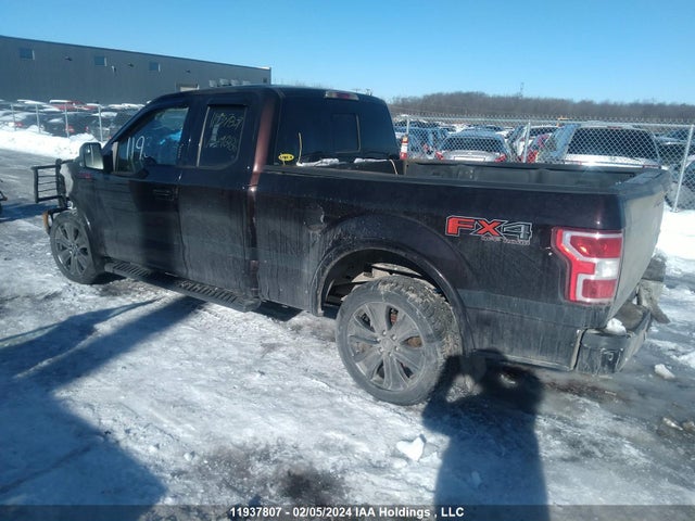 11937807 :رقم المزاد ، 1FTEX1EP0JFC96486 vin ، 2018 Ford F150 Super Cab مزاد بيع