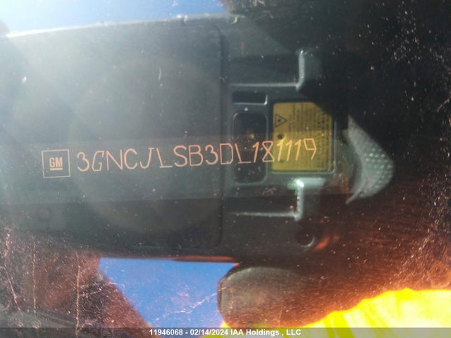 Aukcja sprzedaży 2013 Chevrolet Trax, vin: 3GNCJLSB3DL181119, numer aukcji: 11946068