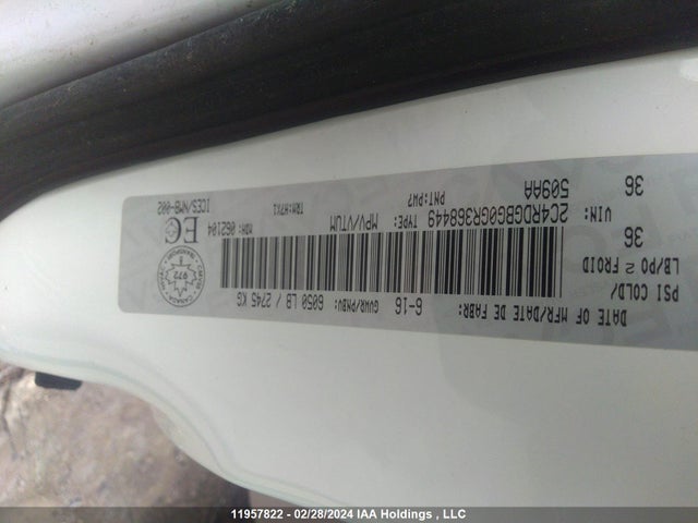Aukcja sprzedaży 2016 Dodge Grand Caravan Se, vin: 2C4RDGBG0GR368449, numer aukcji: 11957822