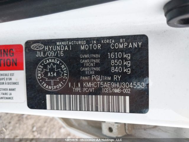 KMHCT5AE9HU304553 Hyundai 2017
