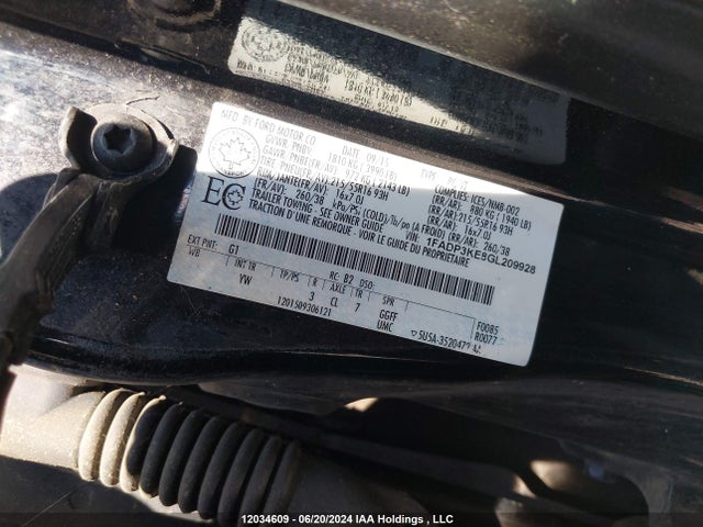 1FADP3KE8GL209928 Ford Focus