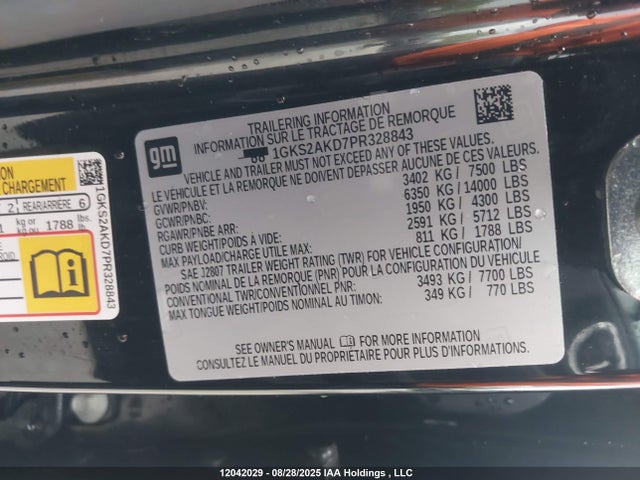 GMC l84 2023 1GKS2AKD7PR328843 Image 19