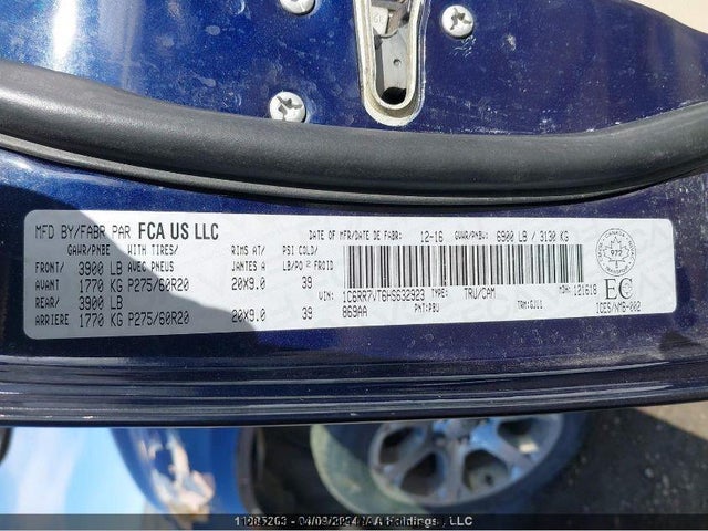 RAM 1500 2017 1C6RR7VT6HS632923 Image 9