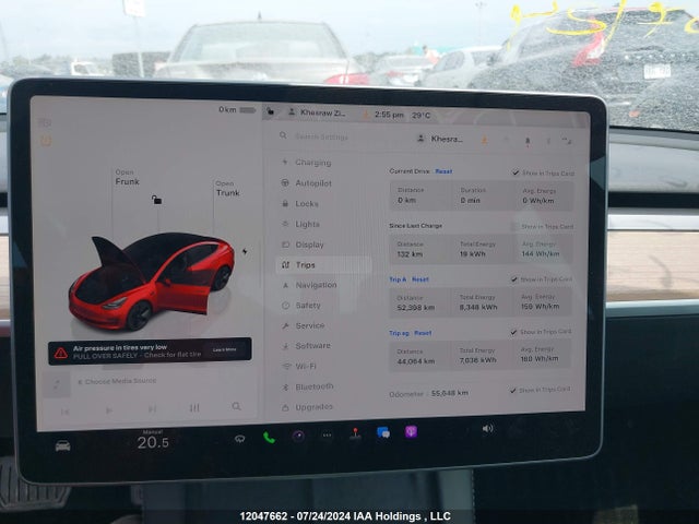 5YJ3E1EA3PF481167 Tesla MODEL 3