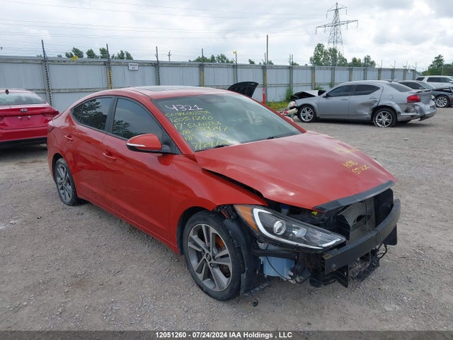 2017 Hyundai Elantra Se/value/limited მანქანა იყიდება აუქციონზე, vin: KMHD84LF0HU089747, აუქციონის ნომერი: 12051260