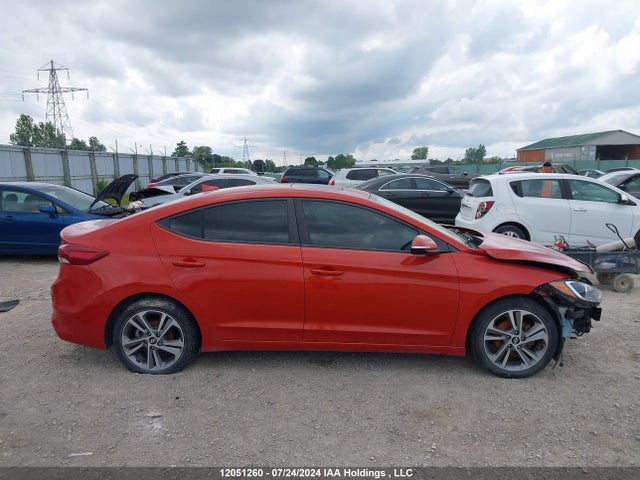 2017 Hyundai Elantra Se/value/limited მანქანა იყიდება აუქციონზე, vin: KMHD84LF0HU089747, აუქციონის ნომერი: 12051260