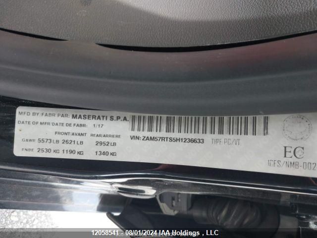 ZAM57RTS5H1236633 Maserati m156b