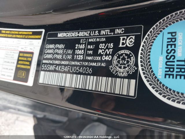 55SWF4KB4FU054036 Mercedes-Benz C-Class