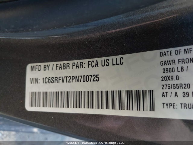 RAM 1500 2023 1C6SRFVT2PN700725 Image 9