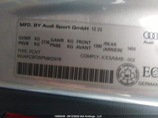 WUAPCBF25PN902976 Audi 2023