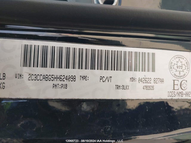 Chrysler 2017 2017 2C3CCABG5HH624098 Image 9