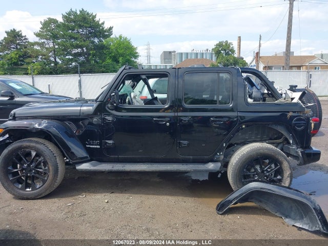 Auction sale of the 2021 Jeep Wrangler Unlimited Sahara, vin: 1C4HJXEG4MW866494, lot number: 12067023