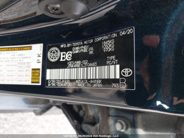 JTNK4RBE1L3104683 Toyota Corolla