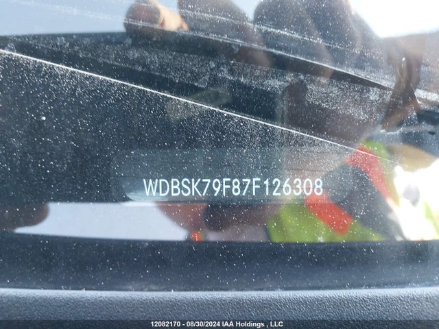 Продажа на аукционе авто 2007 Mercedes-benz Sl-class, vin: WDBSK79F87F126308, номер лота: 12082170