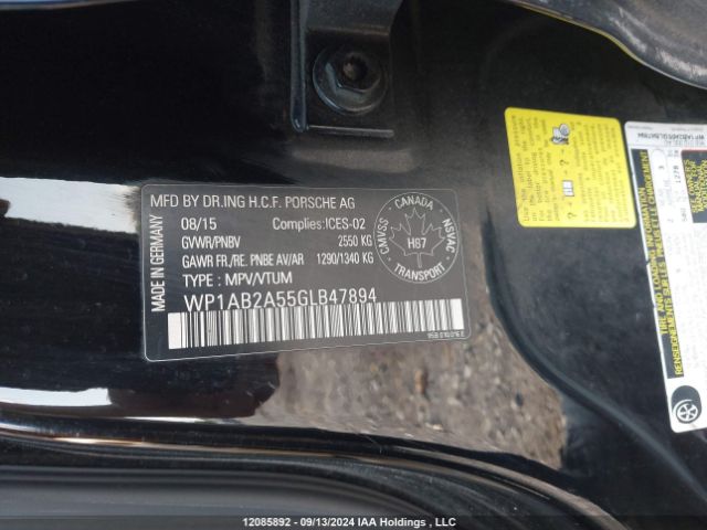 WP1AB2A55GLB47894 Porsche Macan