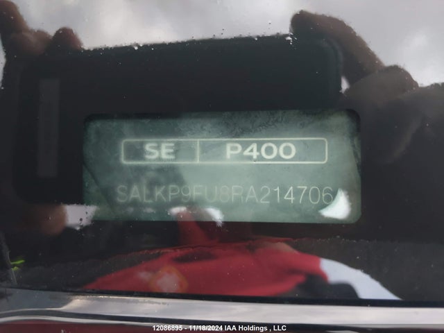 SALKP9FU8RA214706 Land Rover aj120p6h
