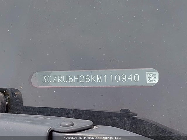 3CZRU6H26KM110940 Honda r18z9
