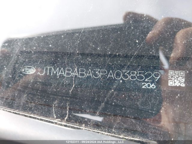 JTMABABA3PA038529 Subaru 1ym motor