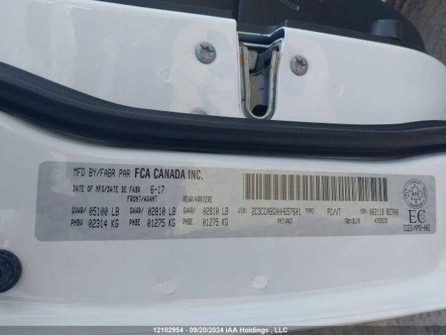 2C3CCABGXHH657601 Chrysler 300 S