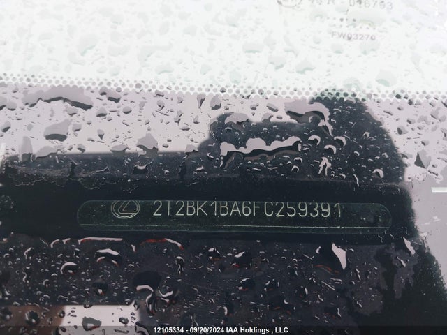 2T2BK1BA6FC259391 Lexus Rx 350/base/f Sport
