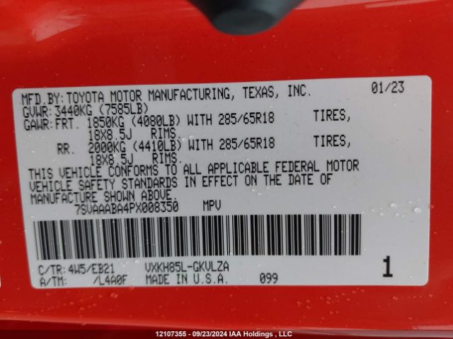 7SVAAABA4PX008350 Toyota v35a-fts, 1tm
