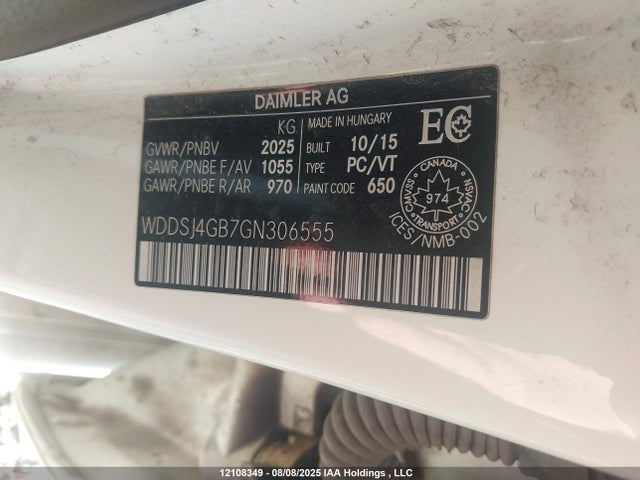 Mercedes-Benz CLA-Class 2016 WDDSJ4GB7GN306555 Image 9