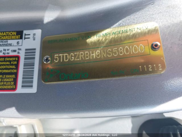 5TDGZRBH8NS580100 Toyota 2gr-fks