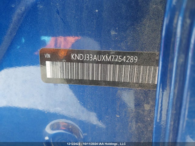 KNDJ33AUXM7754289 KIA mpi nu