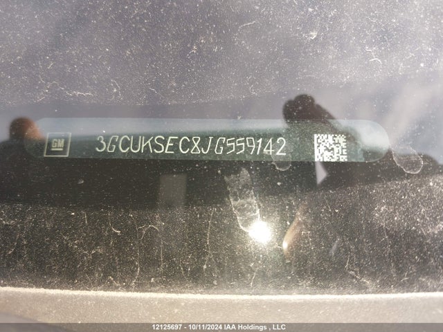 12125697 :رقم المزاد ، 3GCUKSEC8JG559142 vin ، 2018 Chevrolet Silverado 1500 مزاد بيع