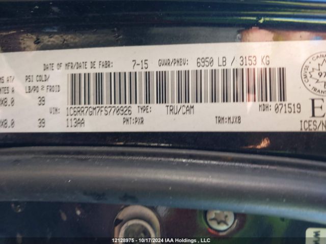 1C6RR7GM7FS770926 Dodge 1500