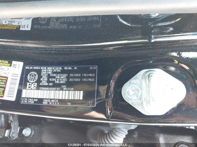 5TDADAB54RS007101 Toyota t24a-fts, 1zm+1ym