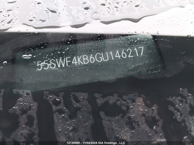 55SWF4KB6GU146217 Mercedes-Benz 2016