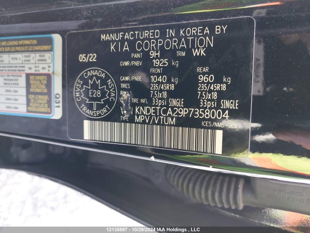 KNDETCA29P7358004 KIA Seltos