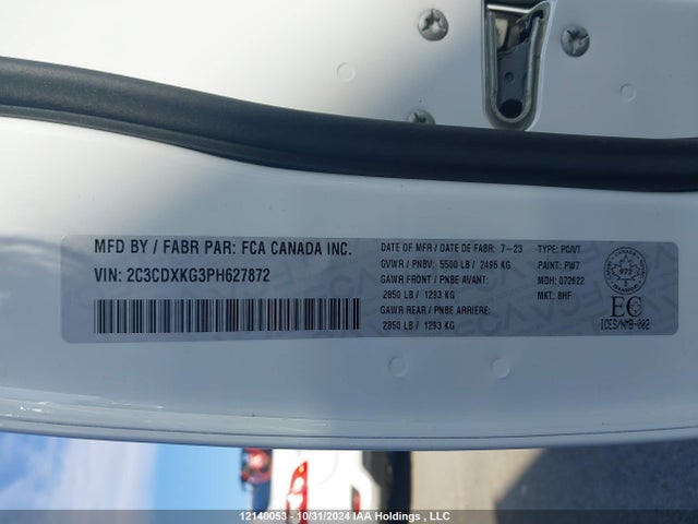 Dodge Charger Enforcer Awd 2023 2C3CDXKG3PH627872 Image 9