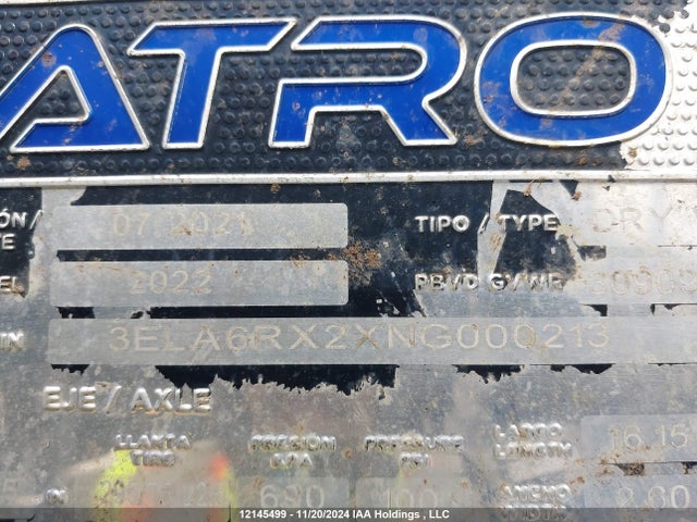 3ELA6RX2XNG000213 Atro Trailers Atro