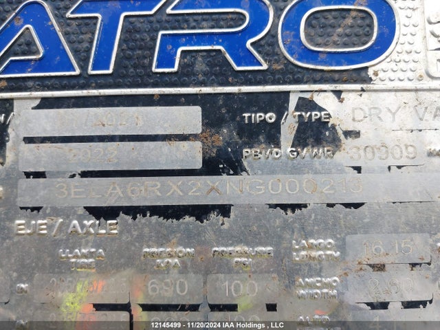 3ELA6RX2XNG000213 Atro Trailers Atro